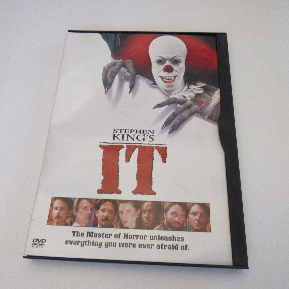 Stephen King's IT DVD 1990 Miniseries Tim Curry Pennywise Horror  Widescreen